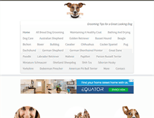 Tablet Screenshot of doggroomingtutorial.com